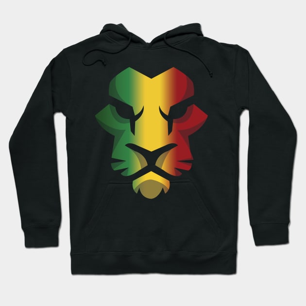 Rasta Lion Hoodie by defytees